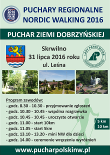 Puchar Ziemi Dobrzyńskiej Nordic Walking - 31.07.2016r.